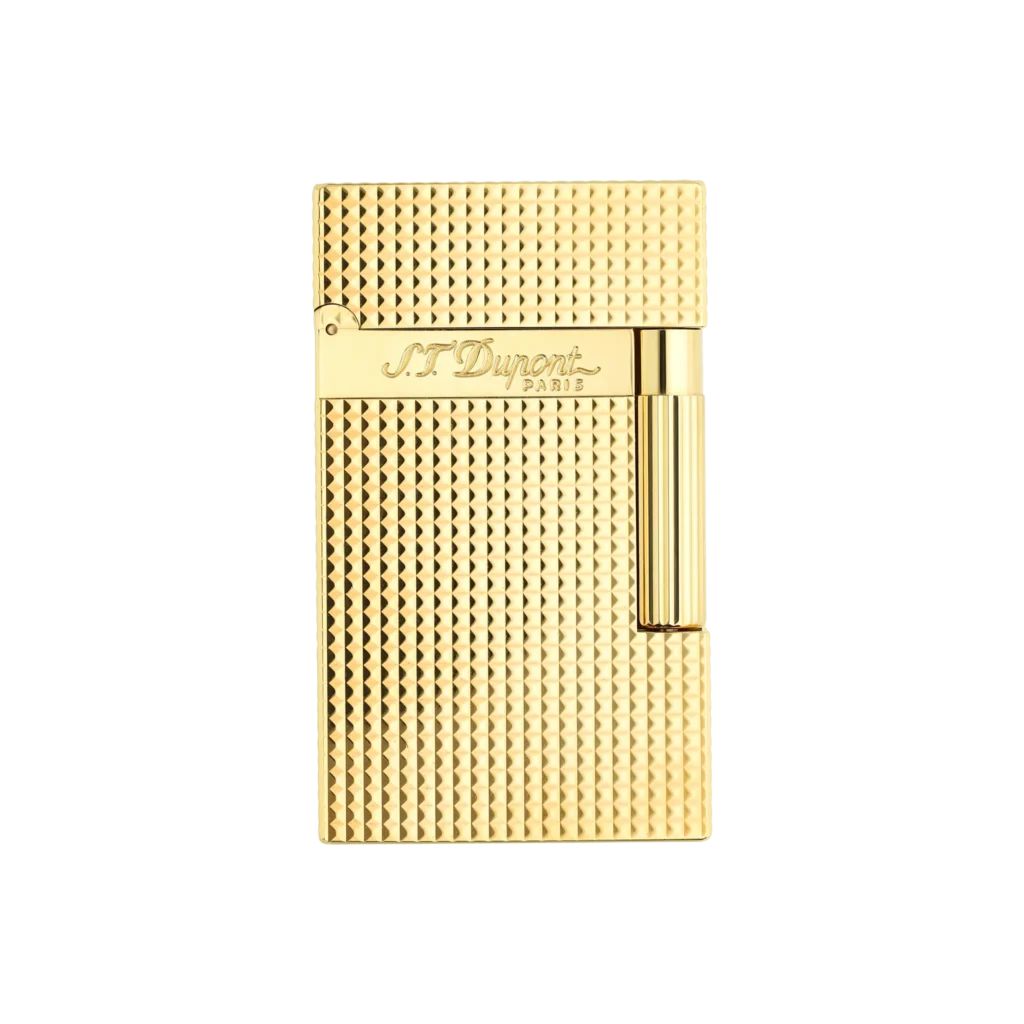 S.T.Dupont Ligne 2 Diamond Head Yellow Gold Lighter