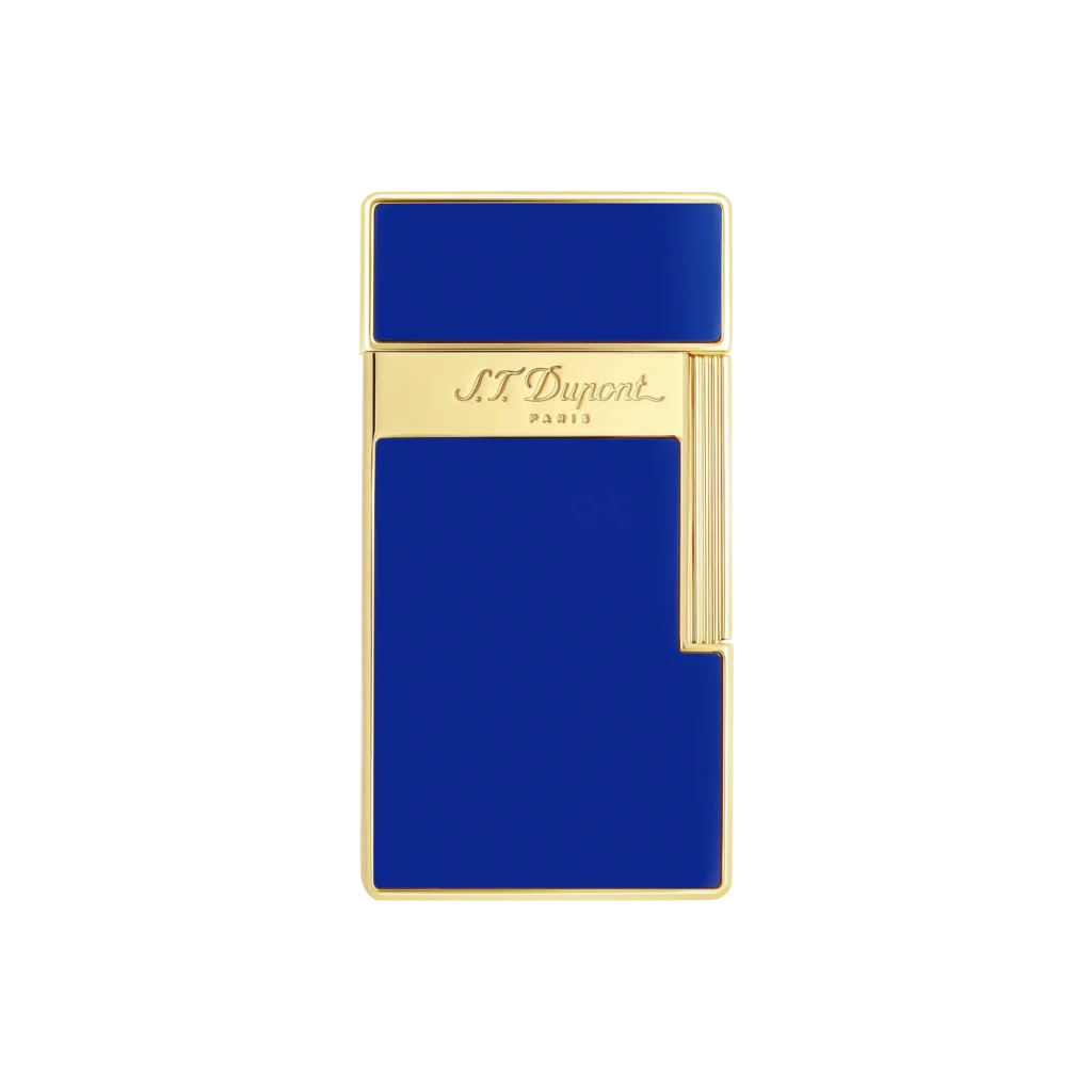 S.T. Dupont Biggy Lighter – Blue & Gold