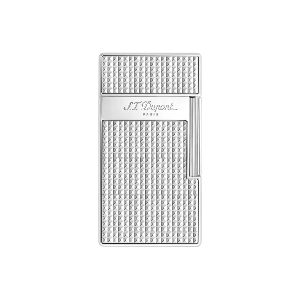 S.T. Dupont Biggy Diamond Head Chrome Lighter