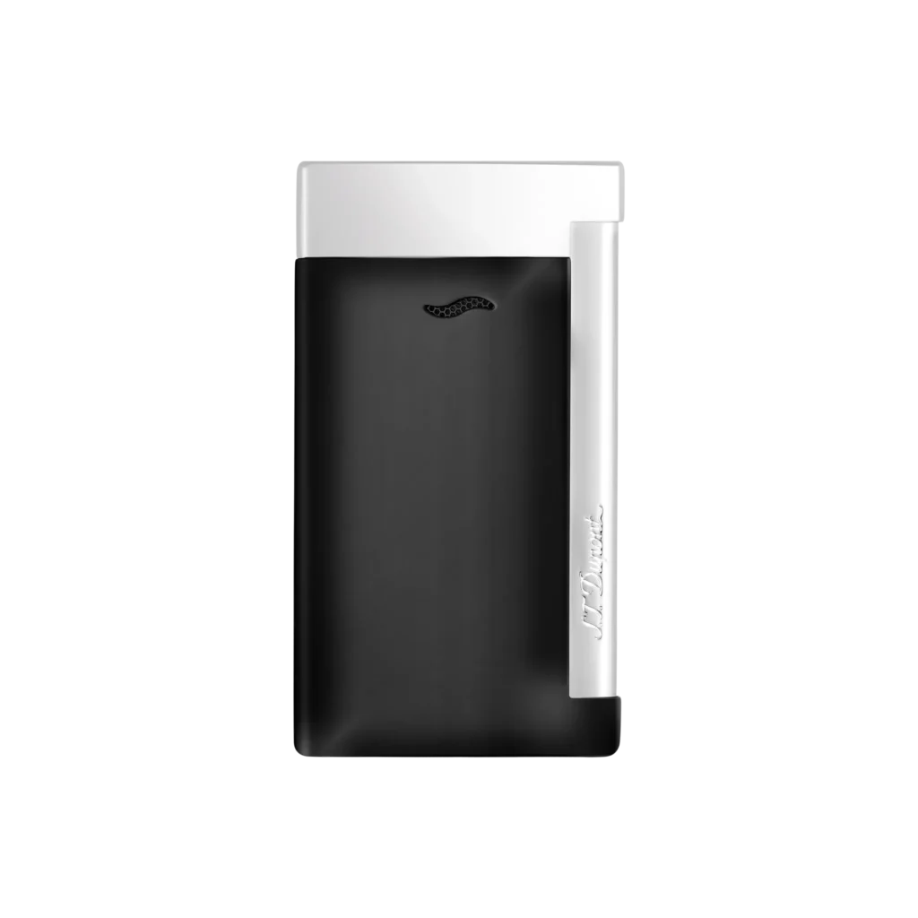 S.T.Dupont Slim 7 Black Lacquer & Chrome Lighter