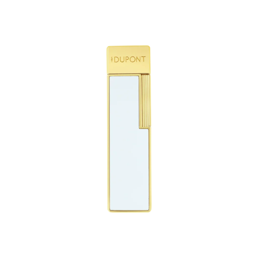 S.T. Dupont Twiggy White / Golden Lighter