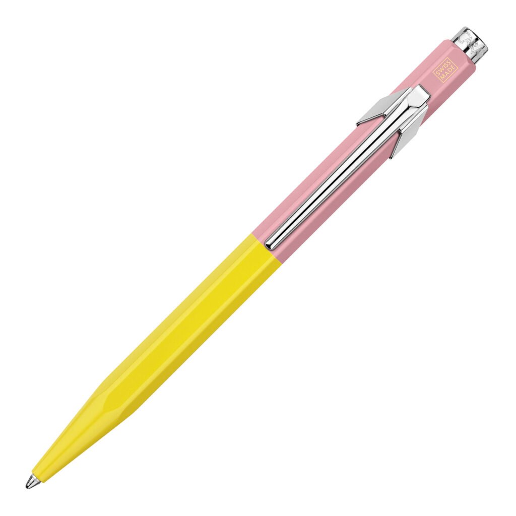 Caran d’Ache 849 Paul Smith Ballpoint Pen- Chartreuse/Rose