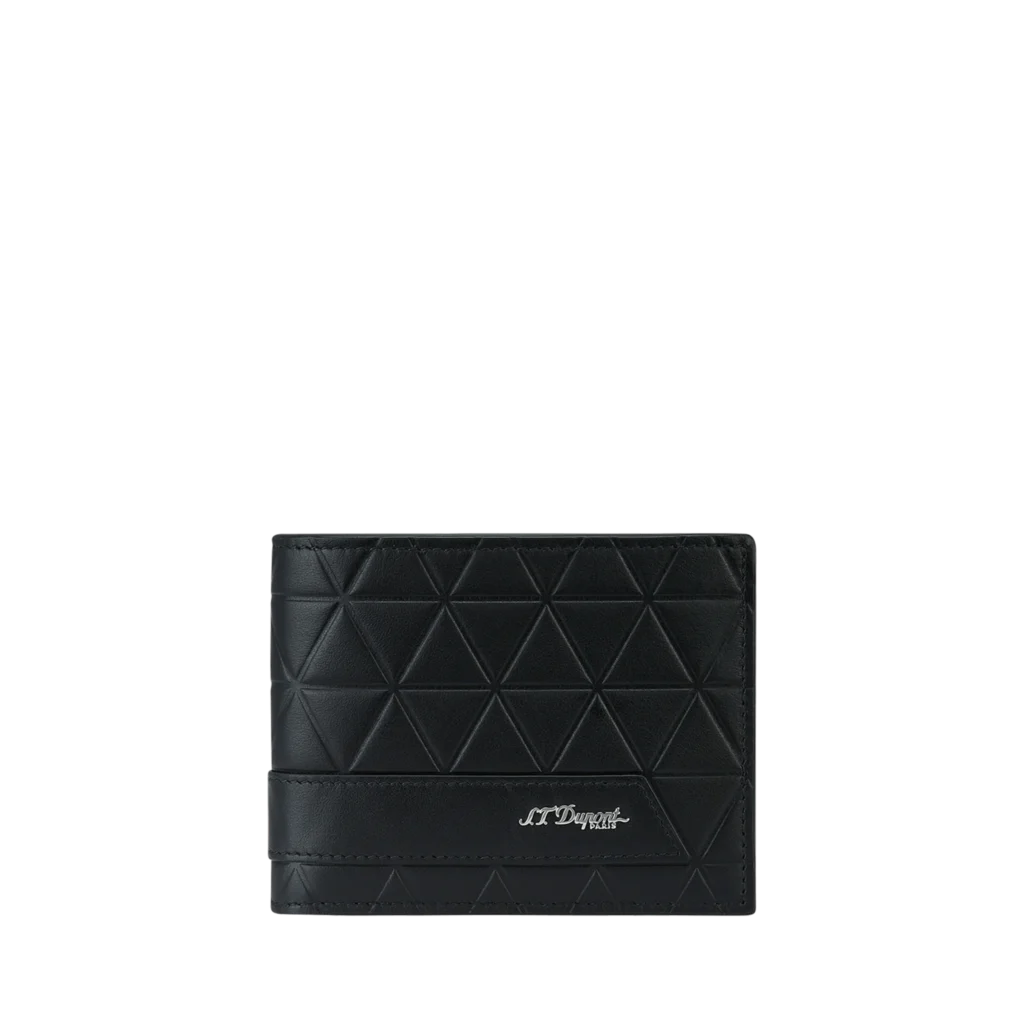 S.T. Dupont Firehead Black Leather 6CC Wallet