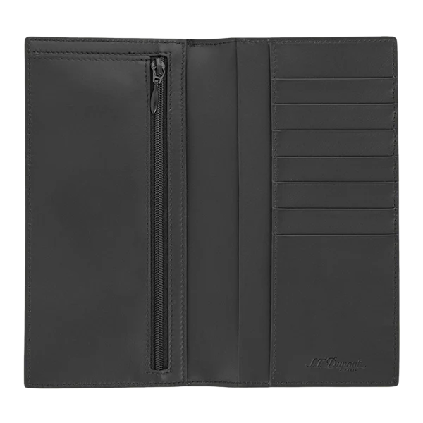 S.T. Dupont Firehead Black Leather Long Wallet - Image 3