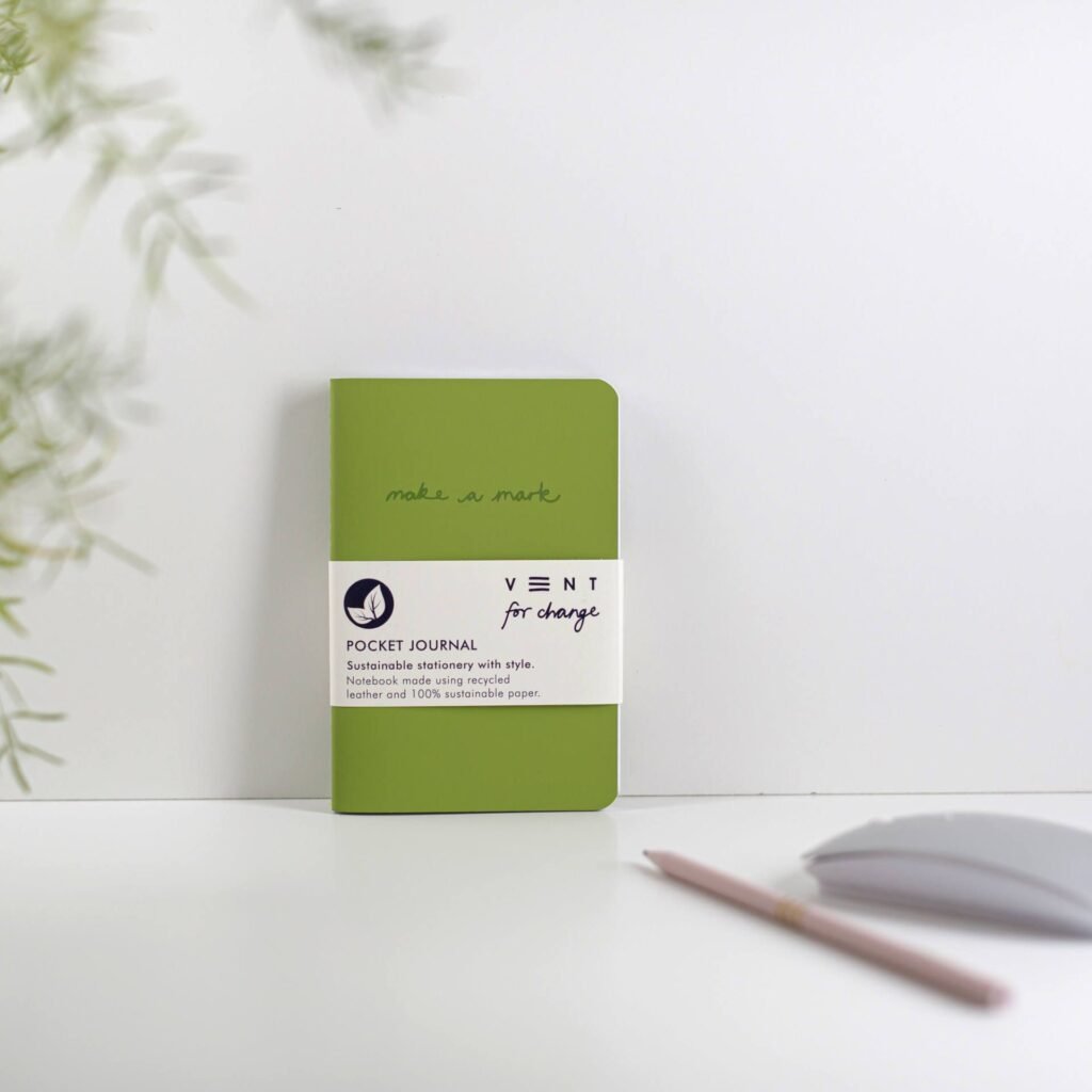 Vent For Change – Pocket Make A Mark Notebook – Green