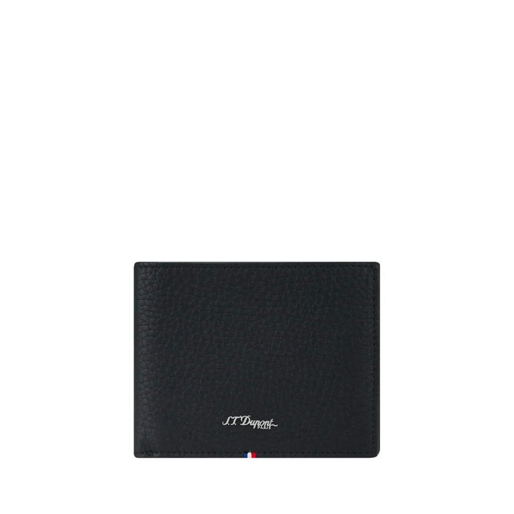 S.T.Dupont Neo Capsule Grained Black Billfold 6 Holder