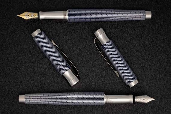 Waldmann Tango Black & Sterling Silver Fountain Pen - Image 2