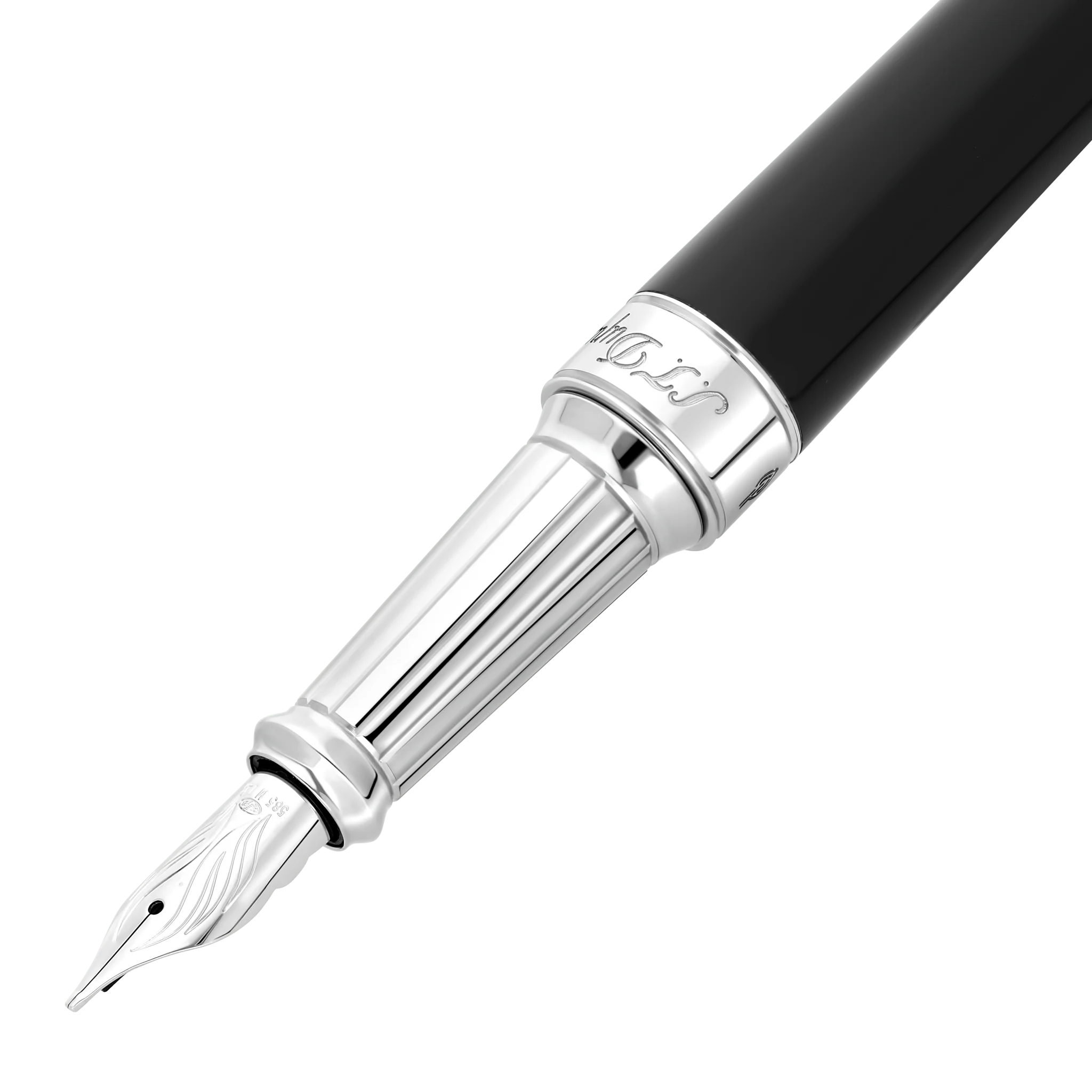S.T Dupont Line D Eternity XL Black Fountain Pen - Image 2