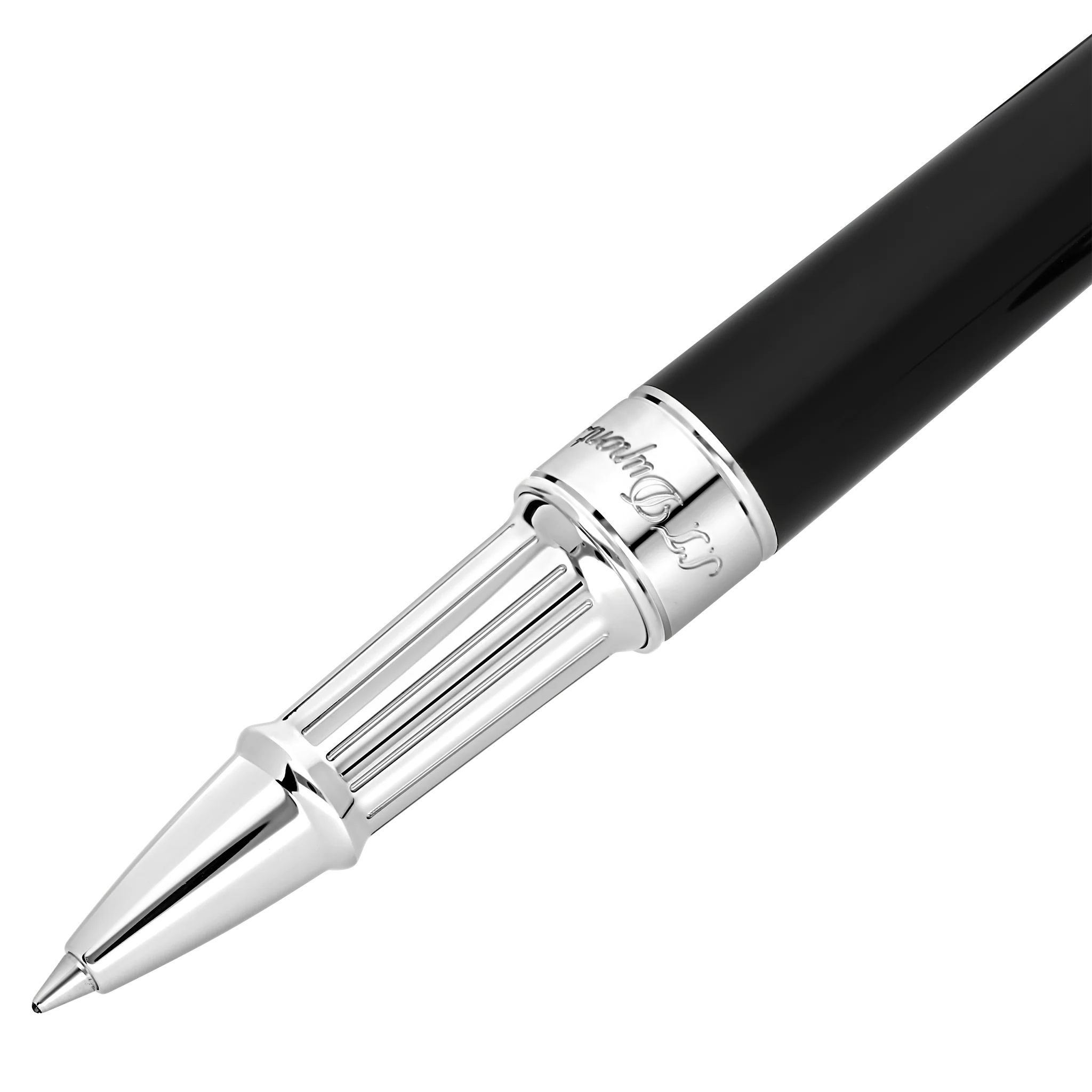 S.T. Dupont Fire X Line D Eternity Black/Palladium Rollerball Pen - Image 2