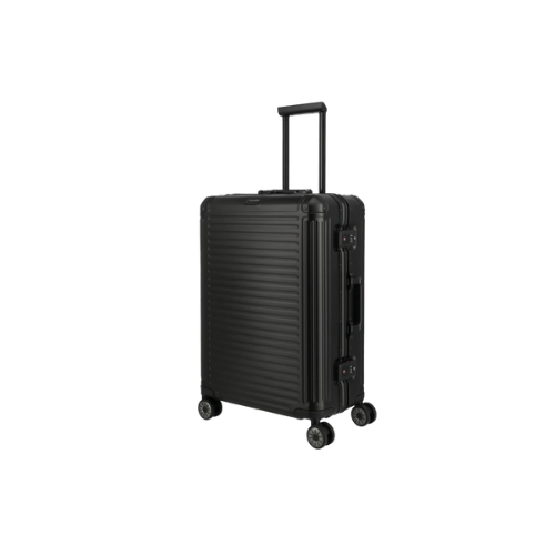 Travelite Next Aluminium Black M Trolley - Image 5
