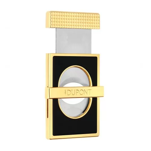 S.T. Dupont Slim Cigar Cutter – Black/Gold