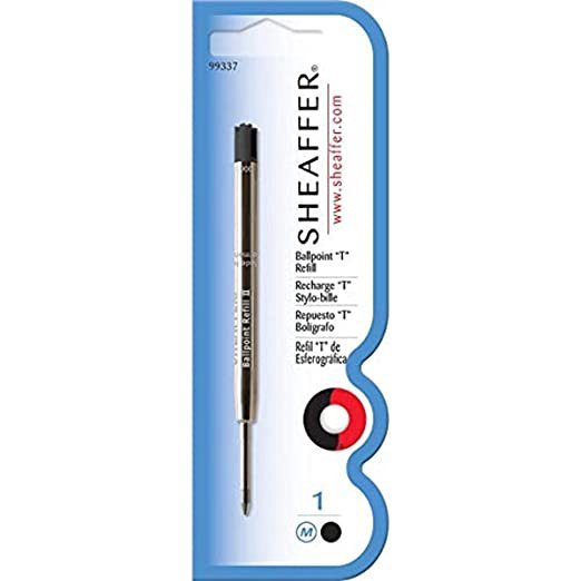 Sheaffer T Ballpoint Pen Refill Black Medium
