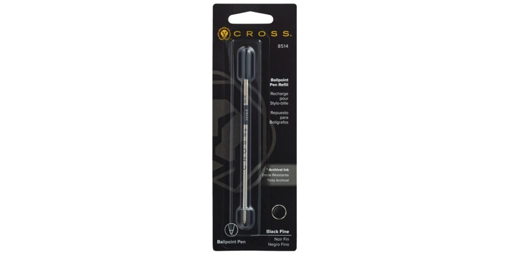 Cross Single Pack Ball Pen Black Fine Refills
