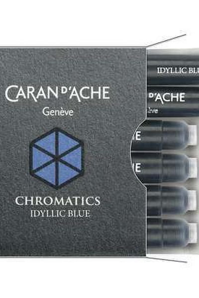 Caran d’Ache Idyllic Blue 6 Chromatics Ink Cartridges