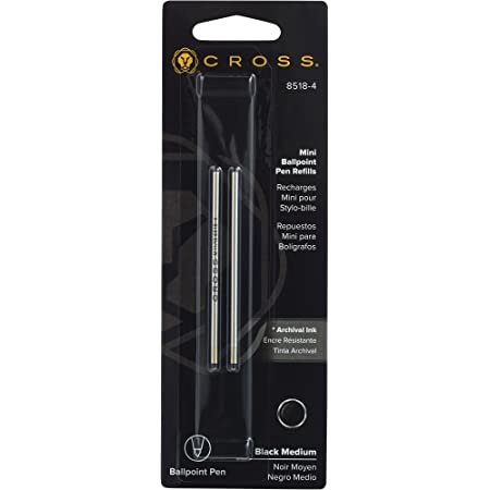 Cross Mini Black Ballpoint Pen Twin Refills