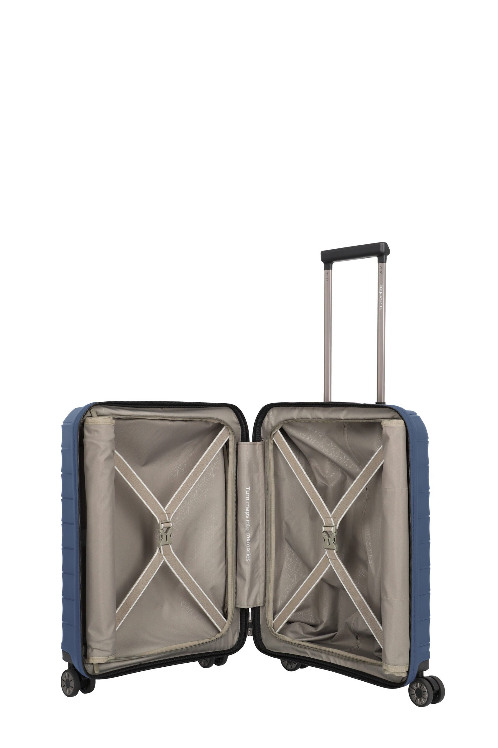 Travelite Mooby Navy Small Suitcase w/Front Pocket - Image 7