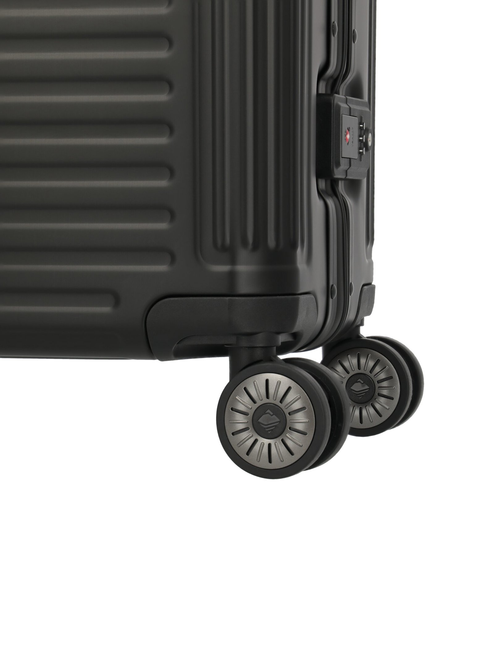 Travelite Next Aluminium Black Large Suitcase - Image 7