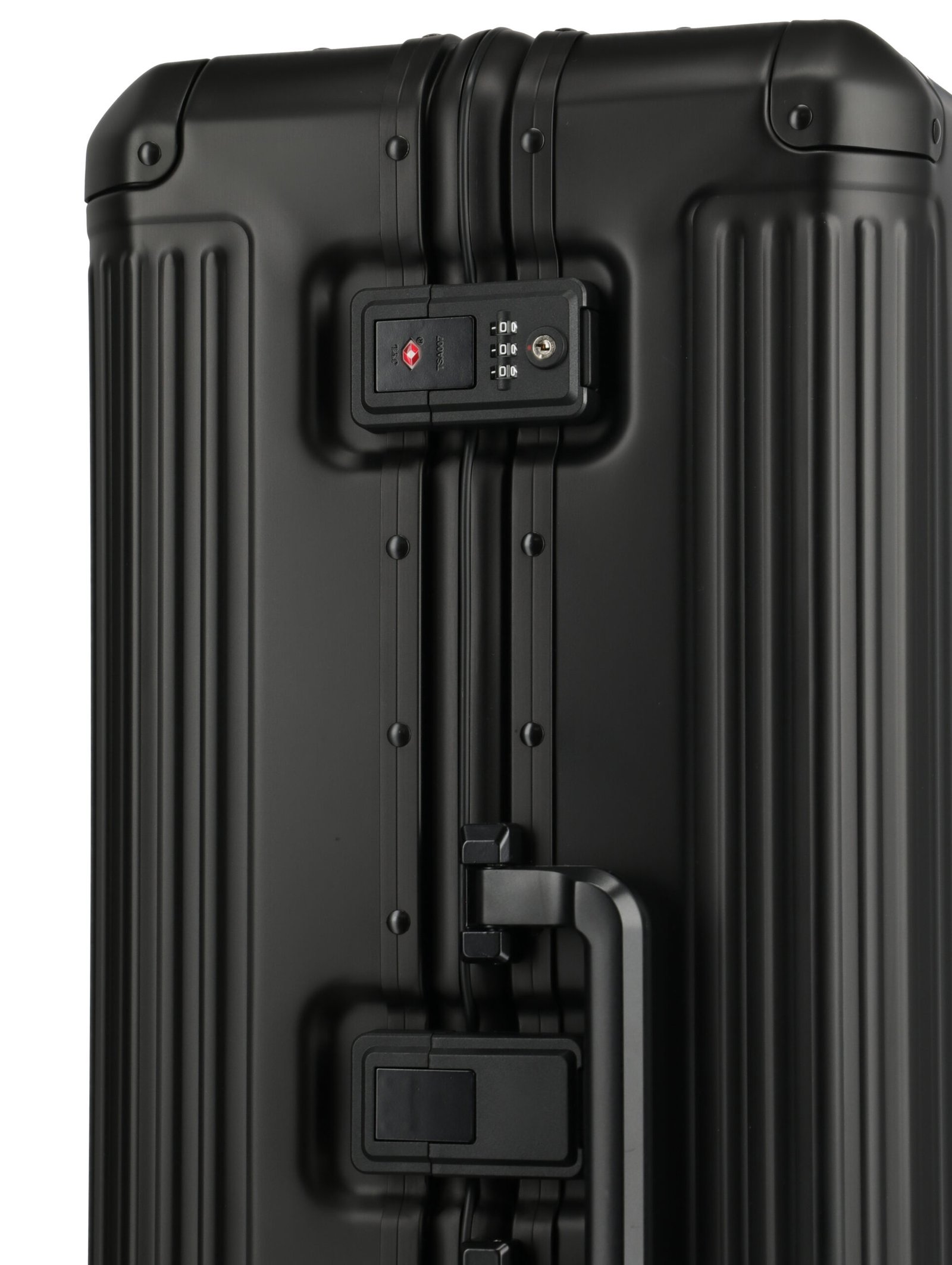 Travelite Next Aluminium Black Large Suitcase - Image 8