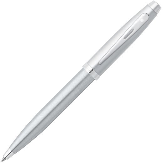 Sheaffer 100 Brushed Chrome with Nickel Trim Ballpoint