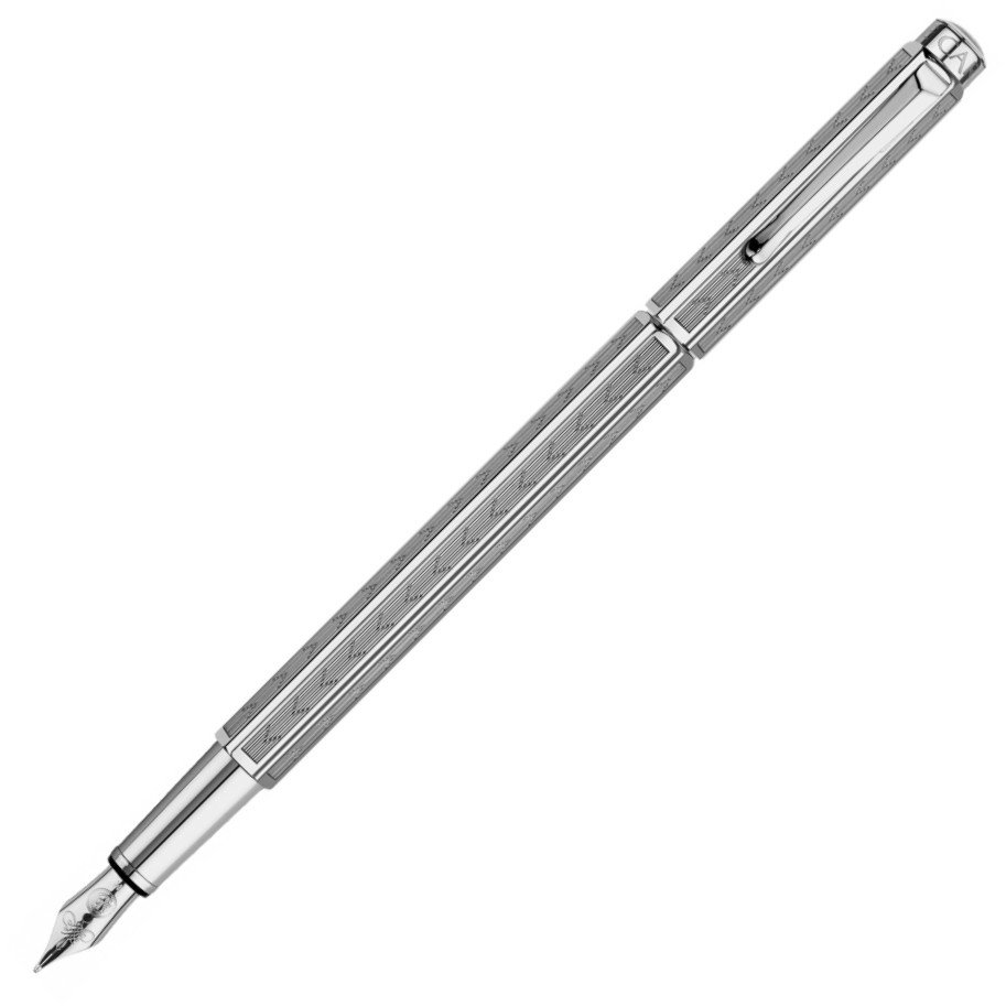 Caran d’Ache Ecridor Chevron Palladium Fountain Pen