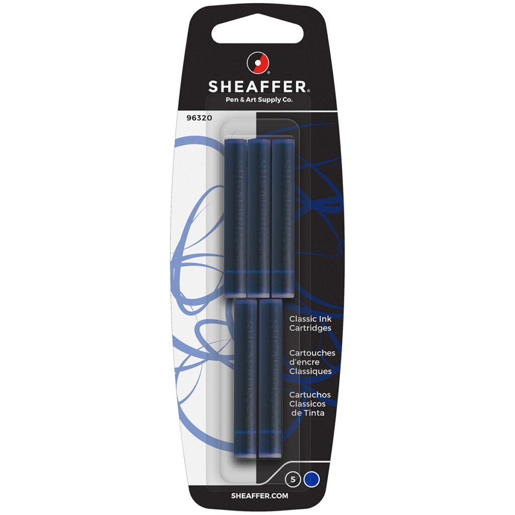 Sheaffer Classic Ink Cartridges 5 Pack Blue