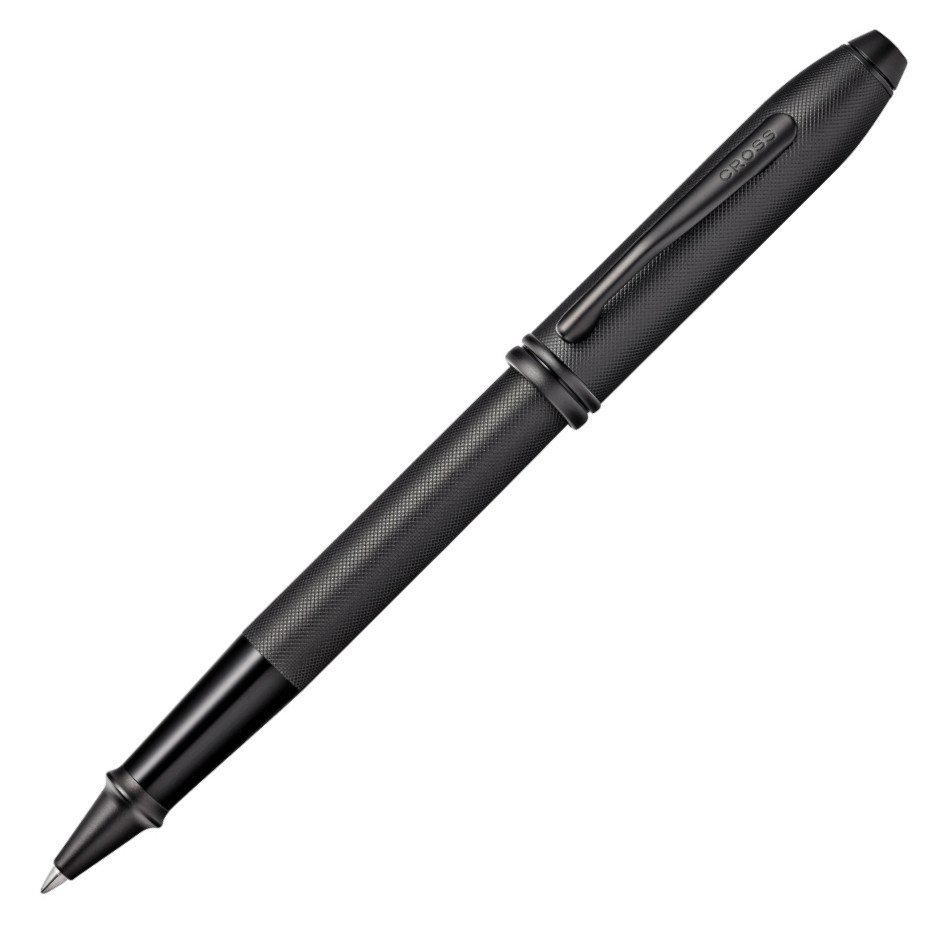 Cross Townsend Black Micro-knurl with Matte Black PVD Rollerball Pen