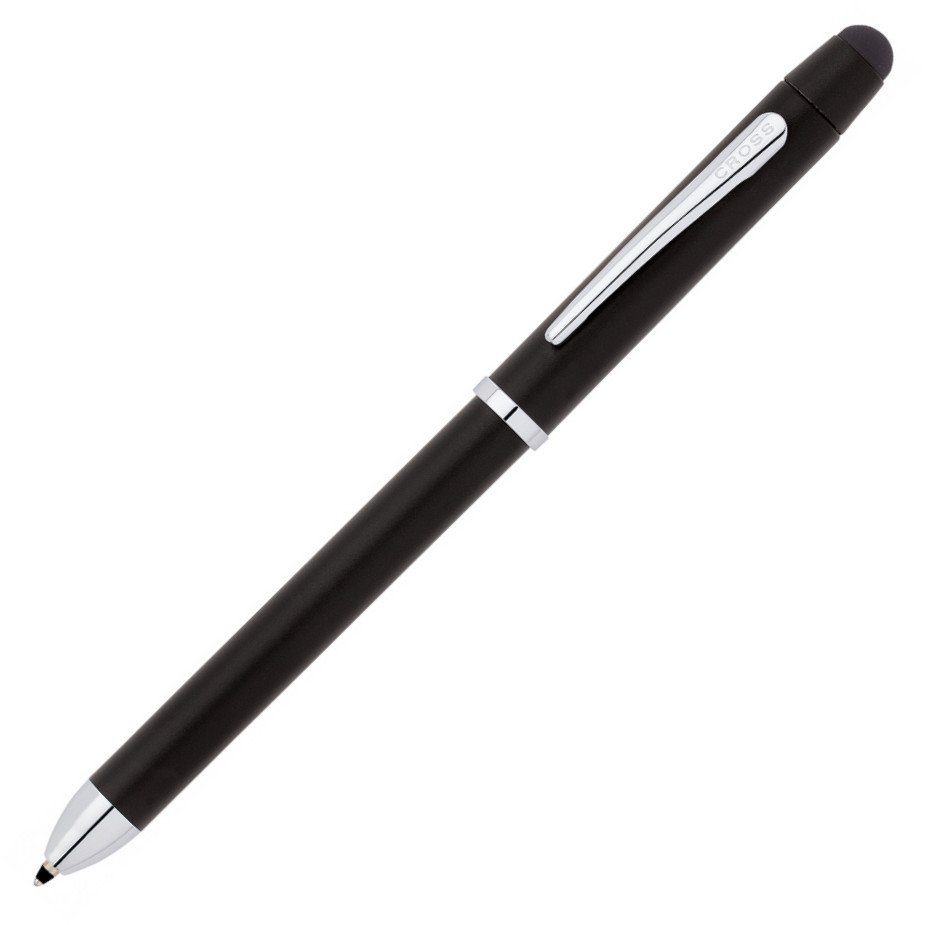 Cross Tech3+ Satin Black and Chrome Multi-Function Pen