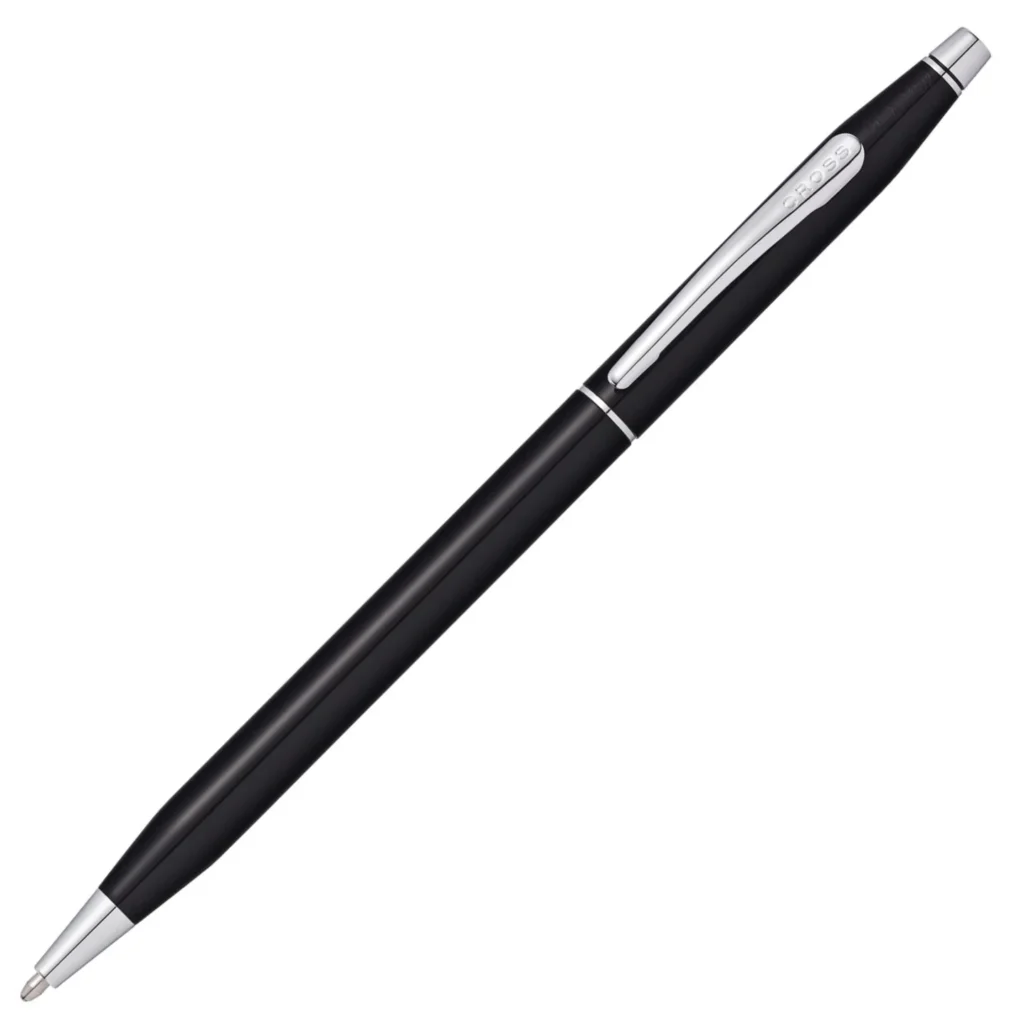 Cross Classic Century Black Lacquer Chrome Trim Ballpoint