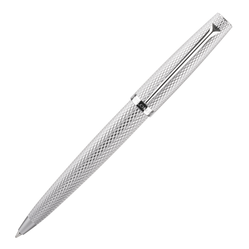 Diplomat Viper Silver Guilloche Ballpoint Pen