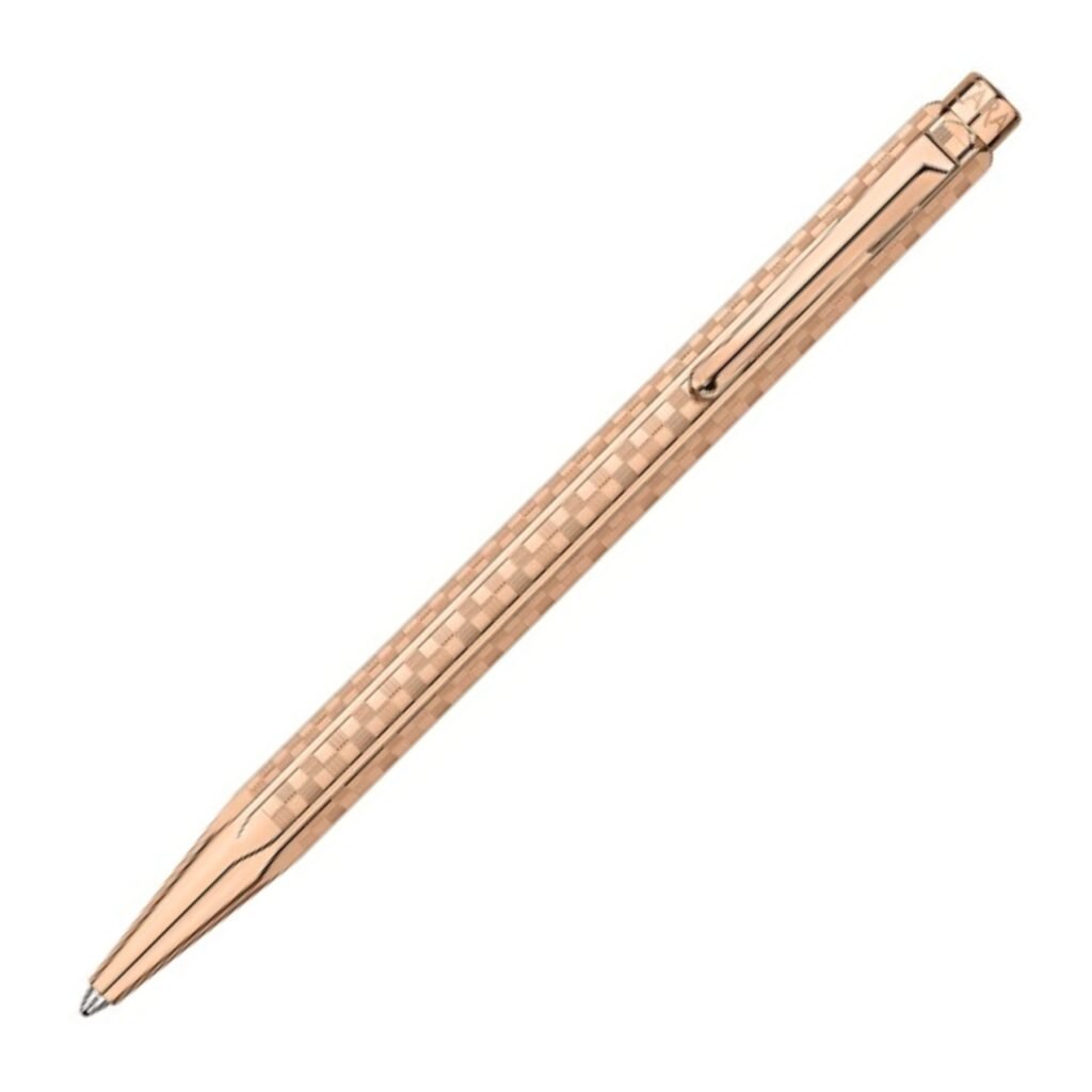 Caran d’Ache Ecridor Damier Rose Gold Ballpoint Pen