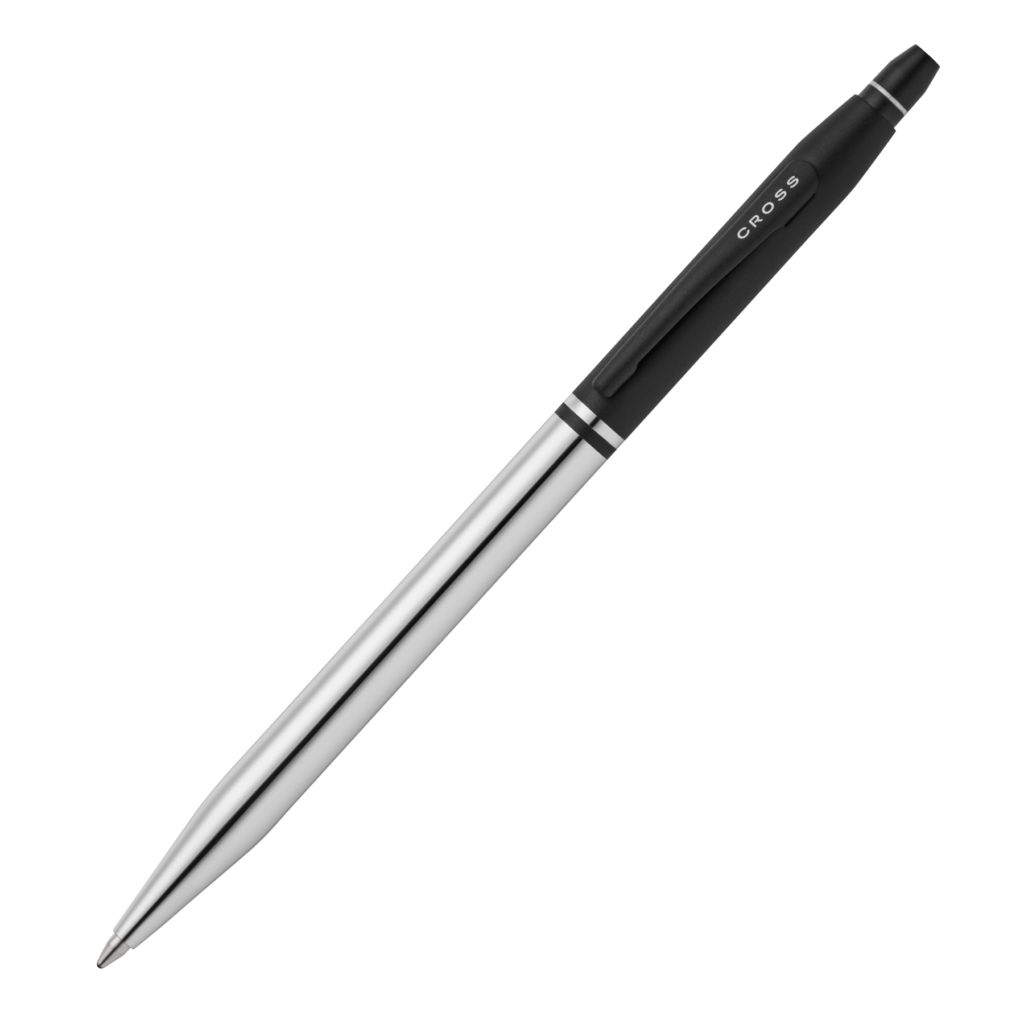 Cross Click Tuxedo Chrome with Black Trim Ballpoint Pen