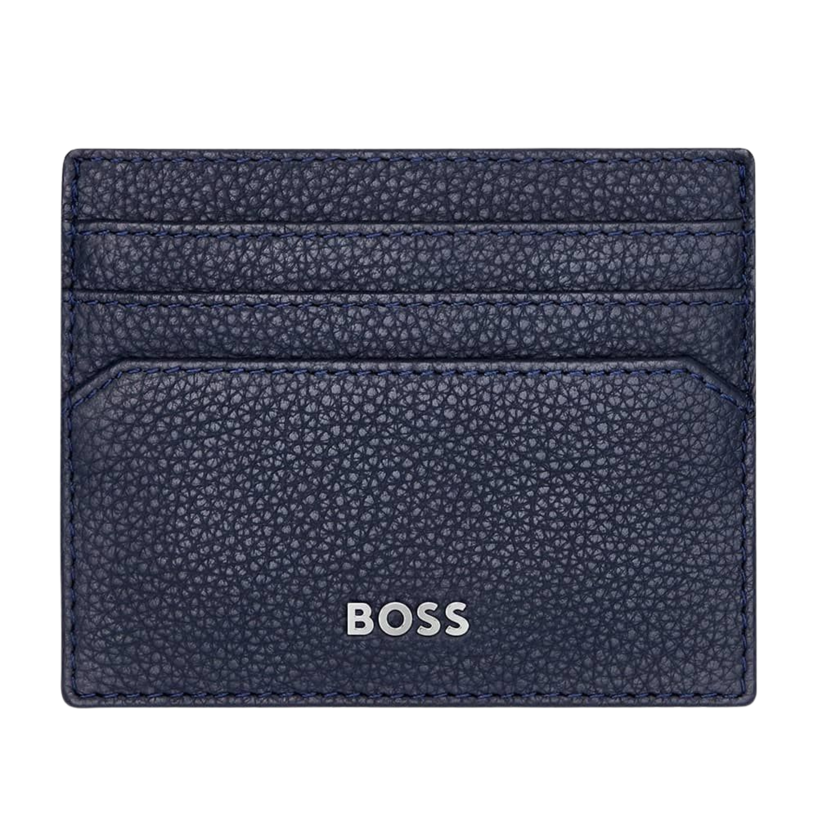 Hugo Boss Classic Grained Navy Card Holder