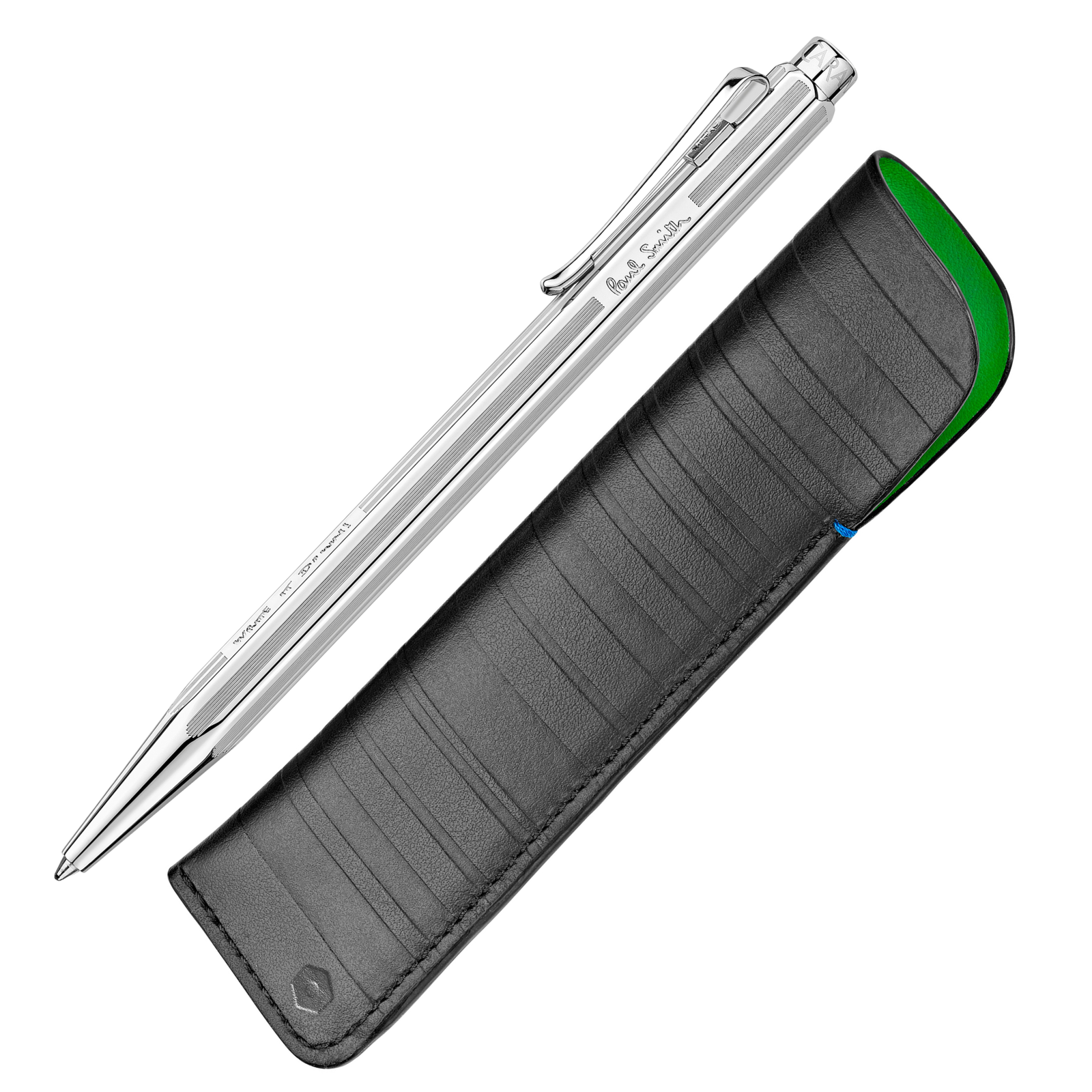 Caran d’Ache Ecridor Paul Smith Edition Ballpoint Pen and Leather Case