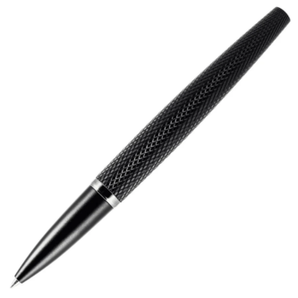 Diplomat Viper Guilloche Black Rollerball Pen