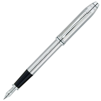 Cross Townsend Lustrous Chrome Fountain Pen