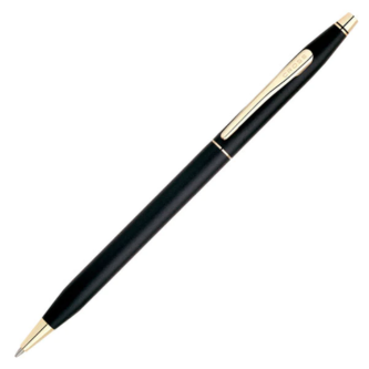 Cross Classic Century Black 23CT Gold Trim Ballpoint Pen