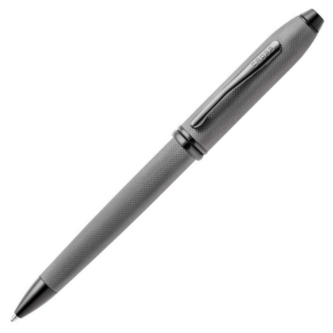 Cross Townsend Polished Slate Grey Diamond Pattern Ballpoint Pen
