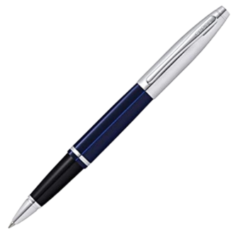 Cross Calais Blue Chrome Rollerball Pen