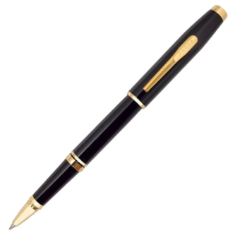 Cross Coventry Black Lacquer with Gold-Tone Rollerball Pen