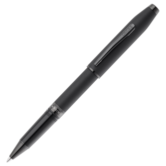 Cross Foundry Matte Black Lacquer with PVD Black Trim Rollerball Pen