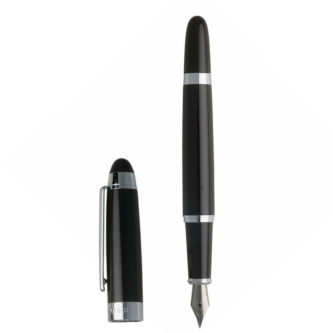 Hugo Boss Gear Icon Black Fountain Pen