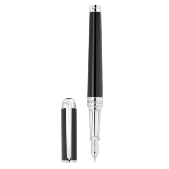 S.T Dupont Line D Eternity XL Black Fountain Pen