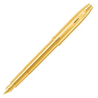 Sheaffer 100 Gold PVD Gold Trim Fountain Pen