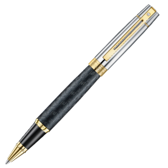 Sheaffer 300 Patterned Barrel Chrome Cap Rollerball Pen