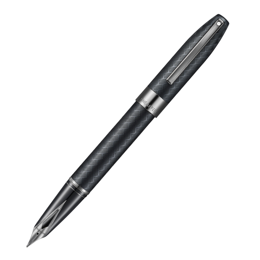 Sheaffer Legacy Chevron Matte Black Fountain Pen