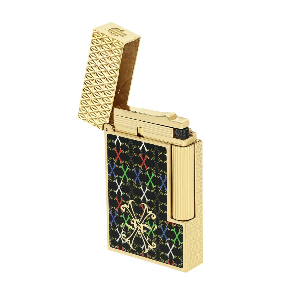 St Dupont Ligne 2 Fuente Gold Black Lighter