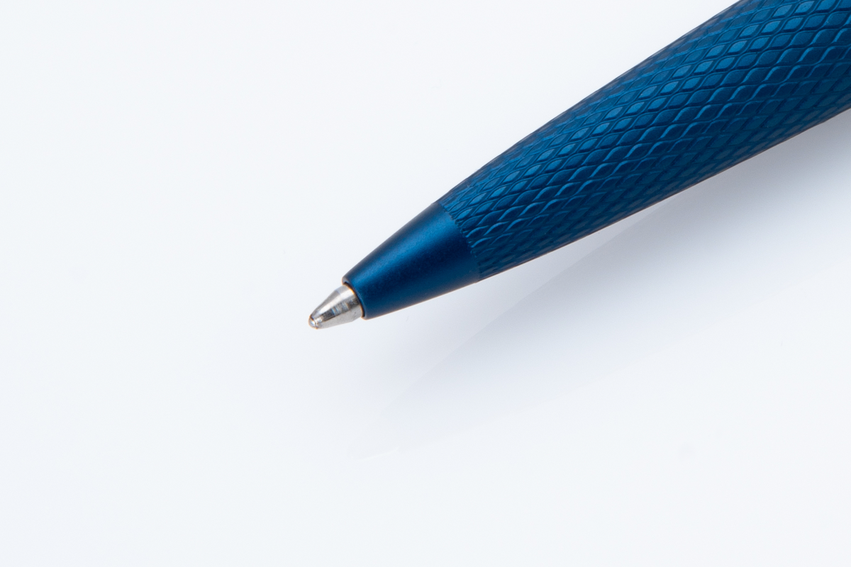 Diplomat Viper Blue Guilloche Ballpoint Pen - Image 3