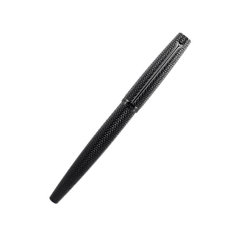 Diplomat Viper Guilloche Black Fountain Pen - Image 3