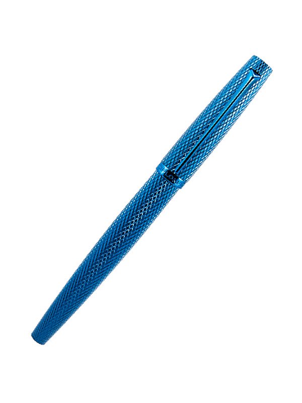 Diplomat Viper Guilloche Blue Fountain Pen - Image 3
