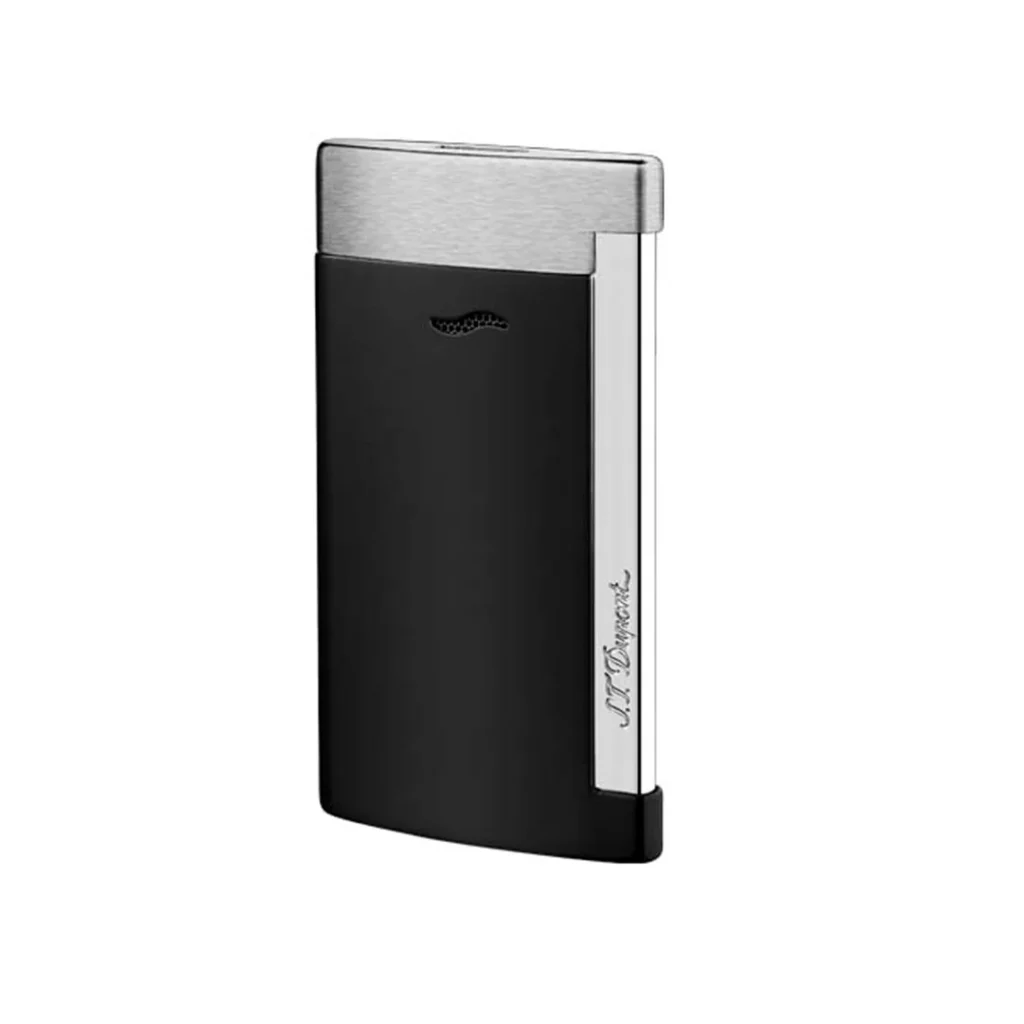 S.T.Dupont Slim 7 Matt Black & Chrome Lighter